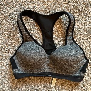 VSX Sport sports bra, with underwire, Heather Ed black, 32B